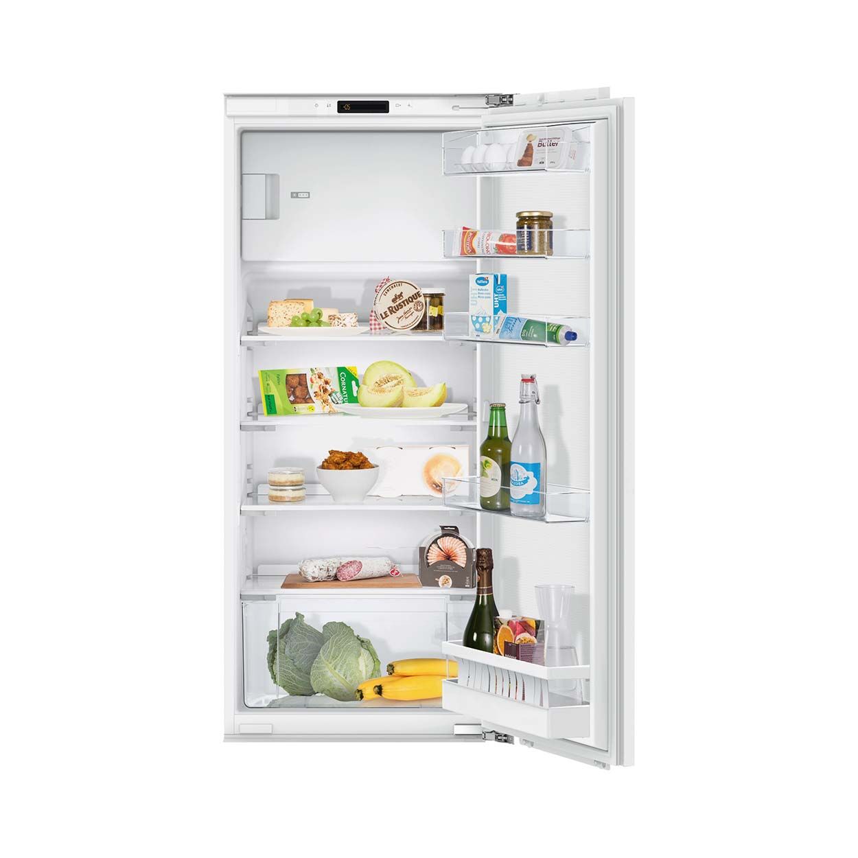 Bild von SIBIR 517113 Universal Kühlschrank mit Gefrierfach Nero rechts
