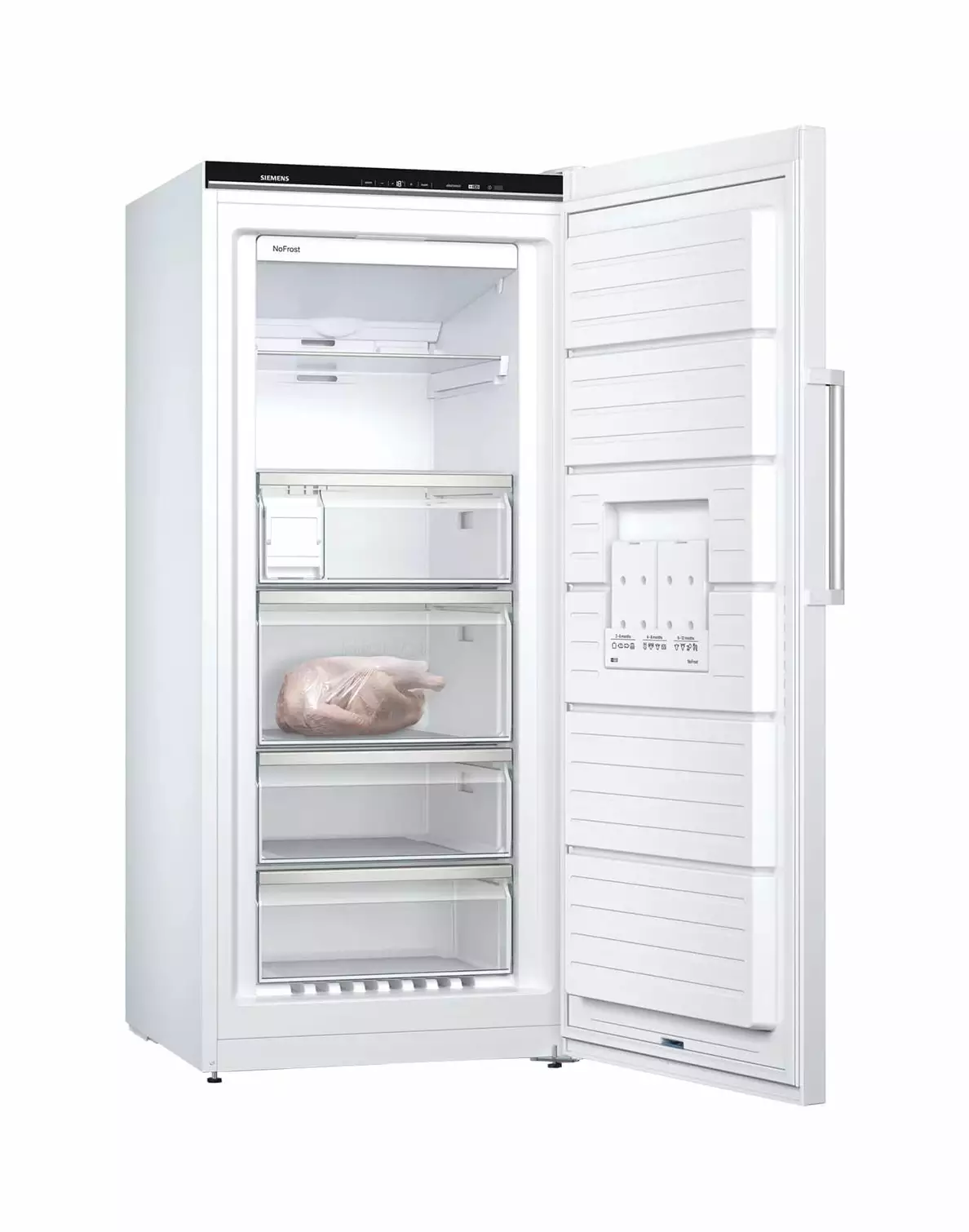 Bild von Siemens GS51NAWDPH iQ500 Freistehender Gefrierschrank 161 x 70 cm Weiss