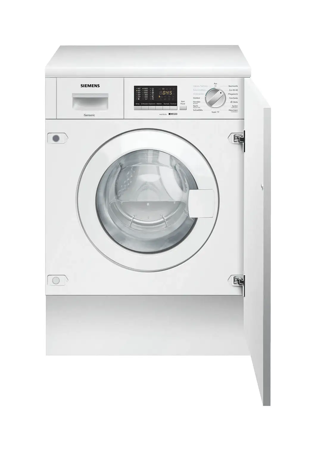 Bild von Siemens WK14D543CH iQ500 Einbau-Waschtrockner 7/4 kg