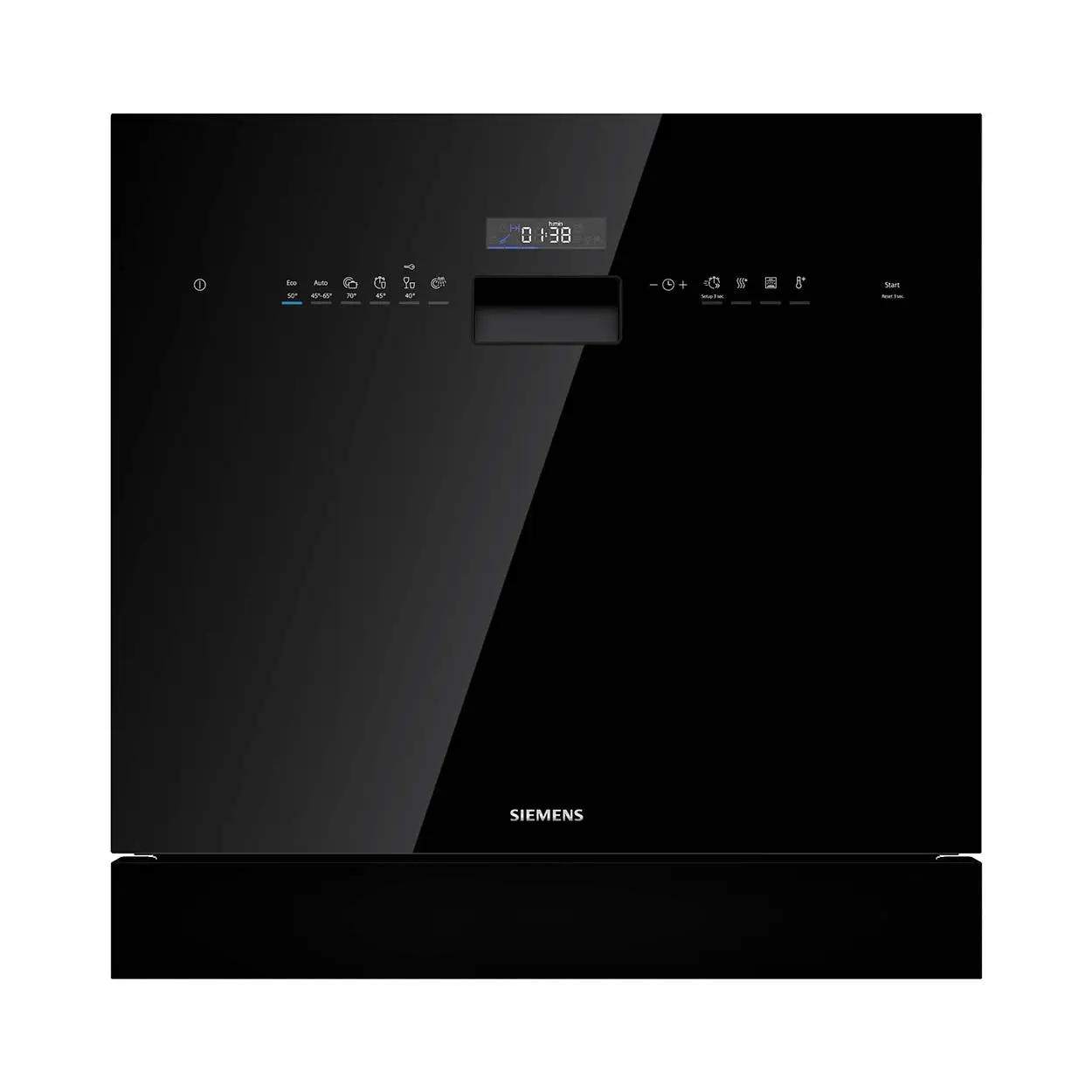 Bild von Siemens SC05IB00TE iQ500 Einbau-Modular-Geschirrspüler Schwarz