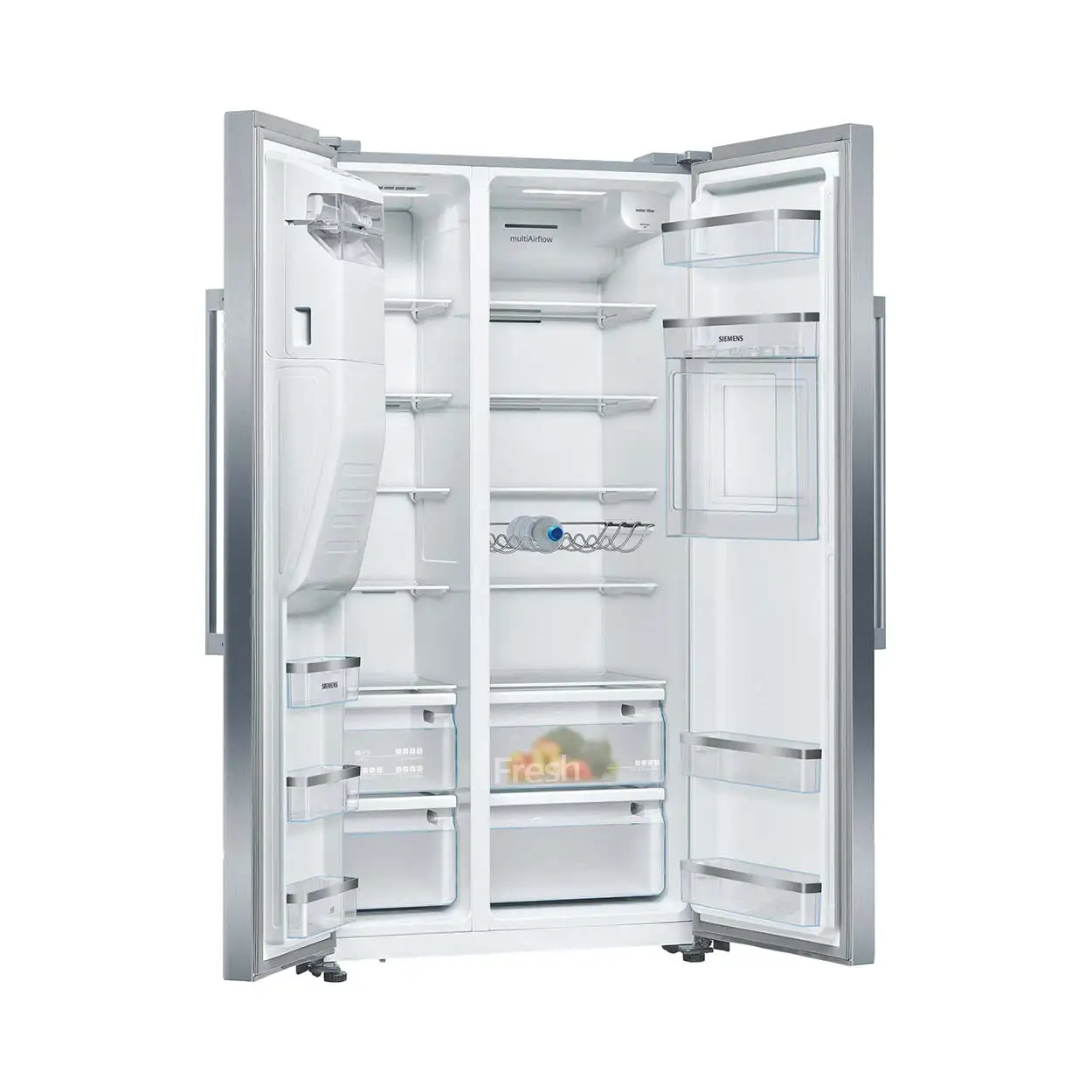 Bild von Siemens KA93GAIDP iQ500 Amerikanischer Side by Side 178.7 x 90.8 cm Gebürsteter Stahl AntiFingerprint