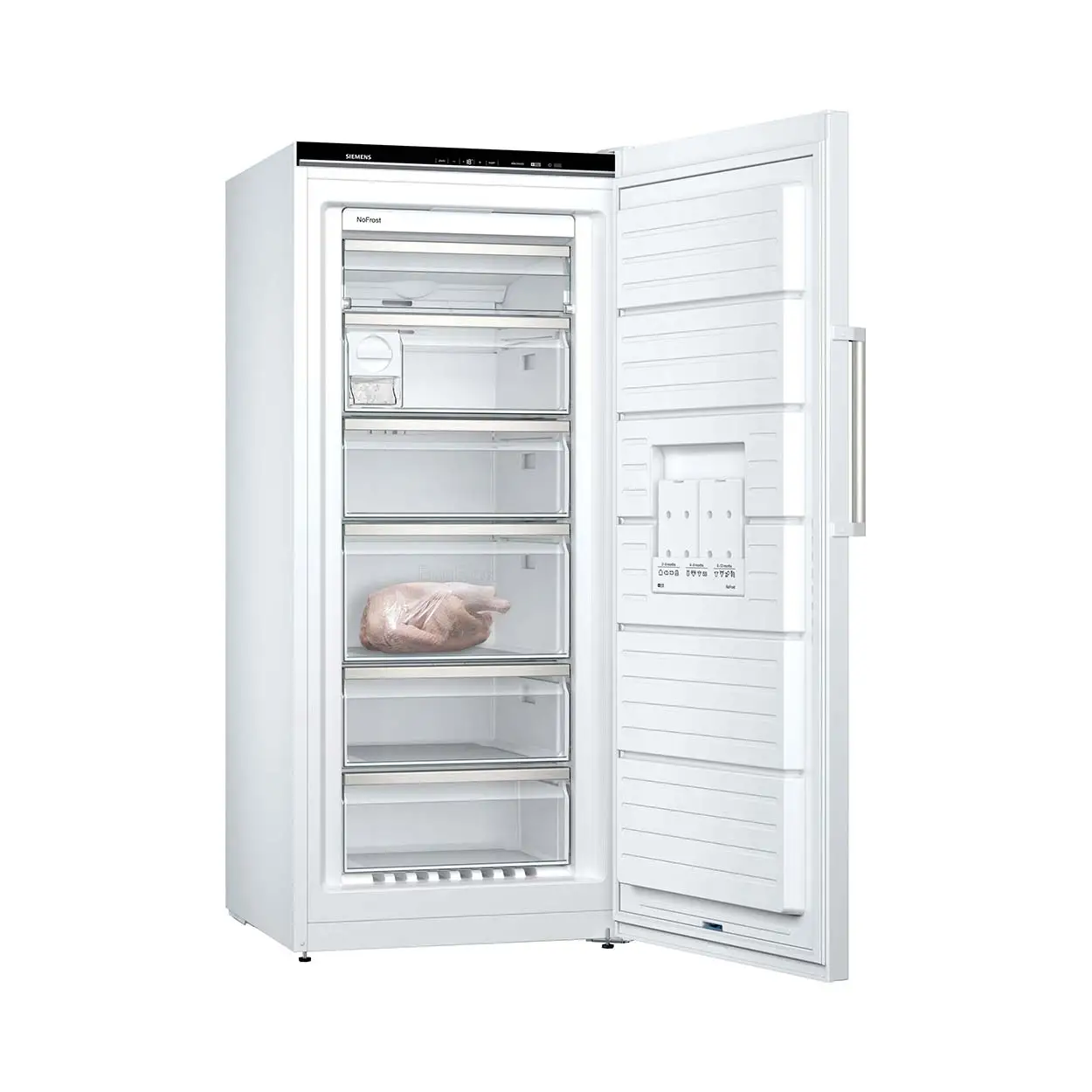Bild von Siemens GS51NAWCV iQ500 Freistehender Gefrierschrank 161 x 70 cm Weiss 