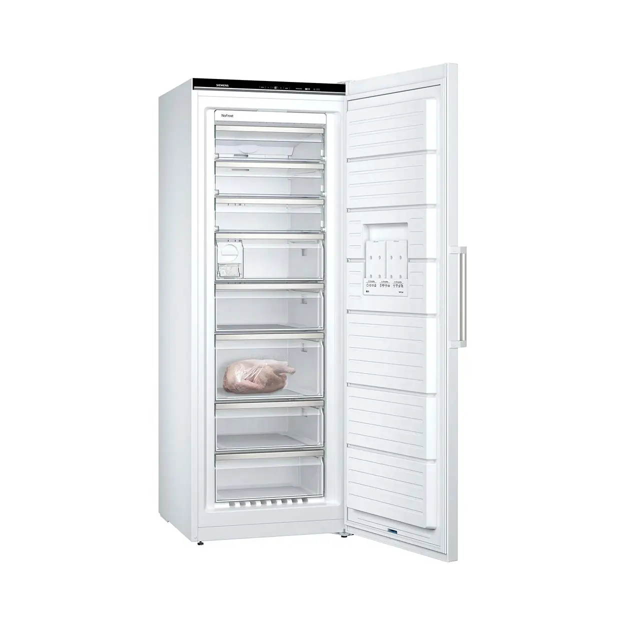 Bild von Siemens GS58NAWDV iQ500 Freistehender Gefrierschrank 191 x 70 cm Weiss