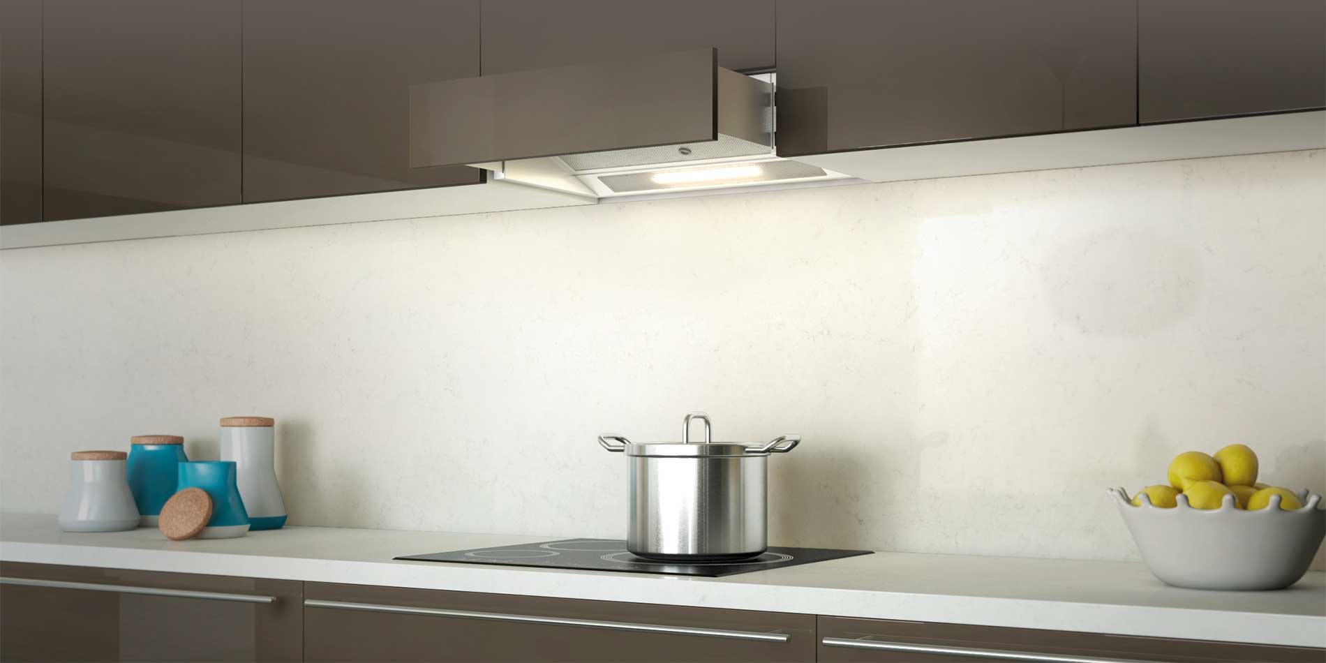 Bild von Wesco EVM 212-55 weiss, WESCO Einbauhaube, 4013337