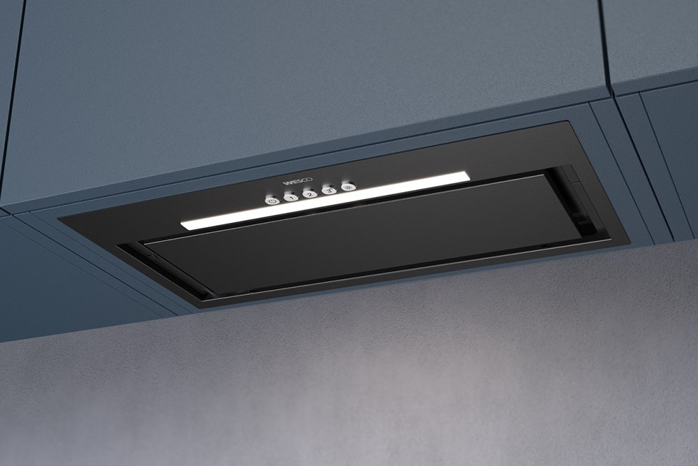 Bild von Wesco EVM 200-70 schwarz Umluft, WESCO Einbauhaube, 4013936-200