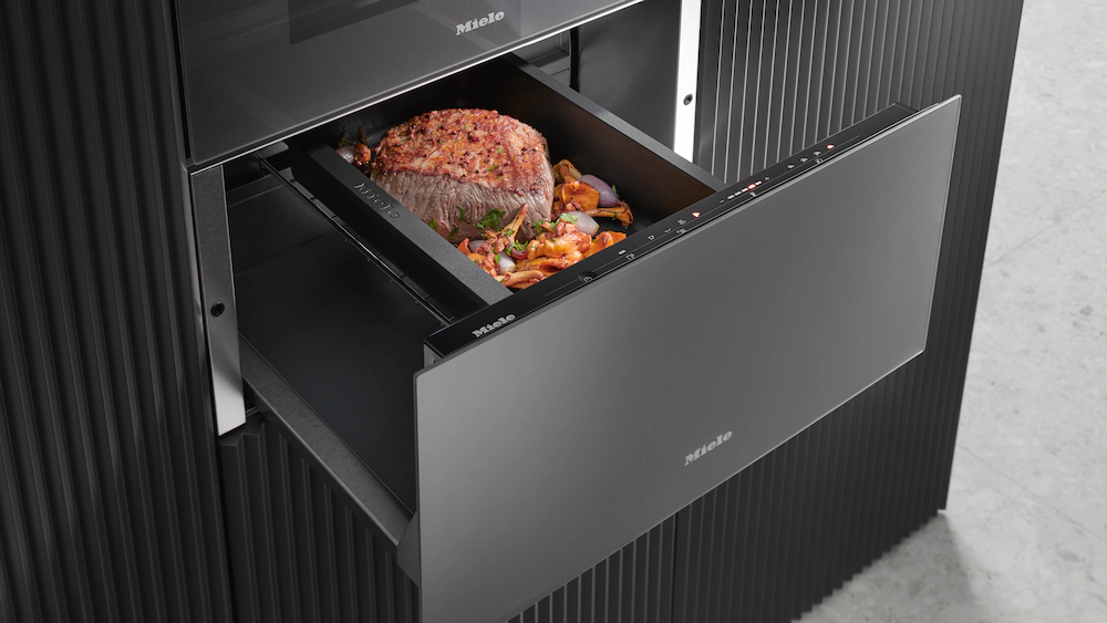 Bild von MIELE ESW 7020  Gourmet-Wärmeschublade Obsidianschwarz matt