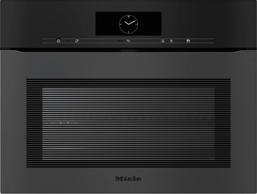 Bild von MIELE H 7840-60 BPX Griffloser Kompakt-Backofen Obsidianschwarz matt