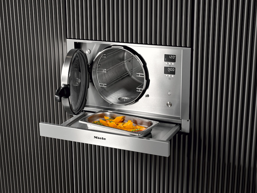 Bild von MIELE DGD 7035-60 Steamer mit Frisch- und Abwasseranschluss Edelstahl/CleanSteel