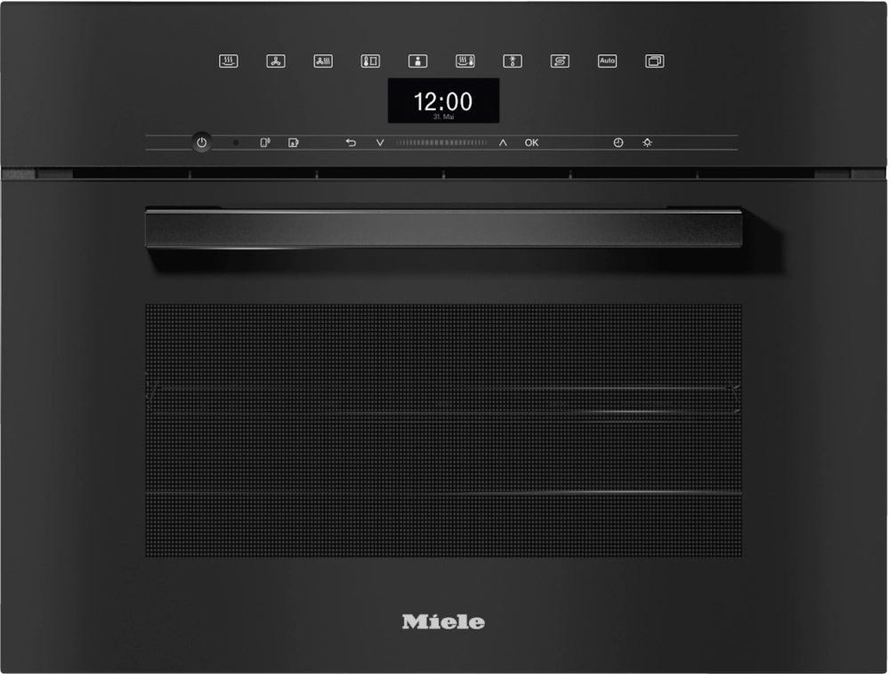 Bild von MIELE DGC 7440-60 XL HC Pro Kompakt-Dampfbackofen Obsidianschwarz