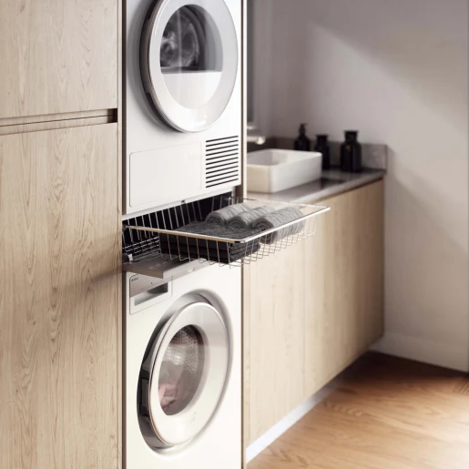 ASKO HB1153W Wäschekorb ausziehbar, weiss  