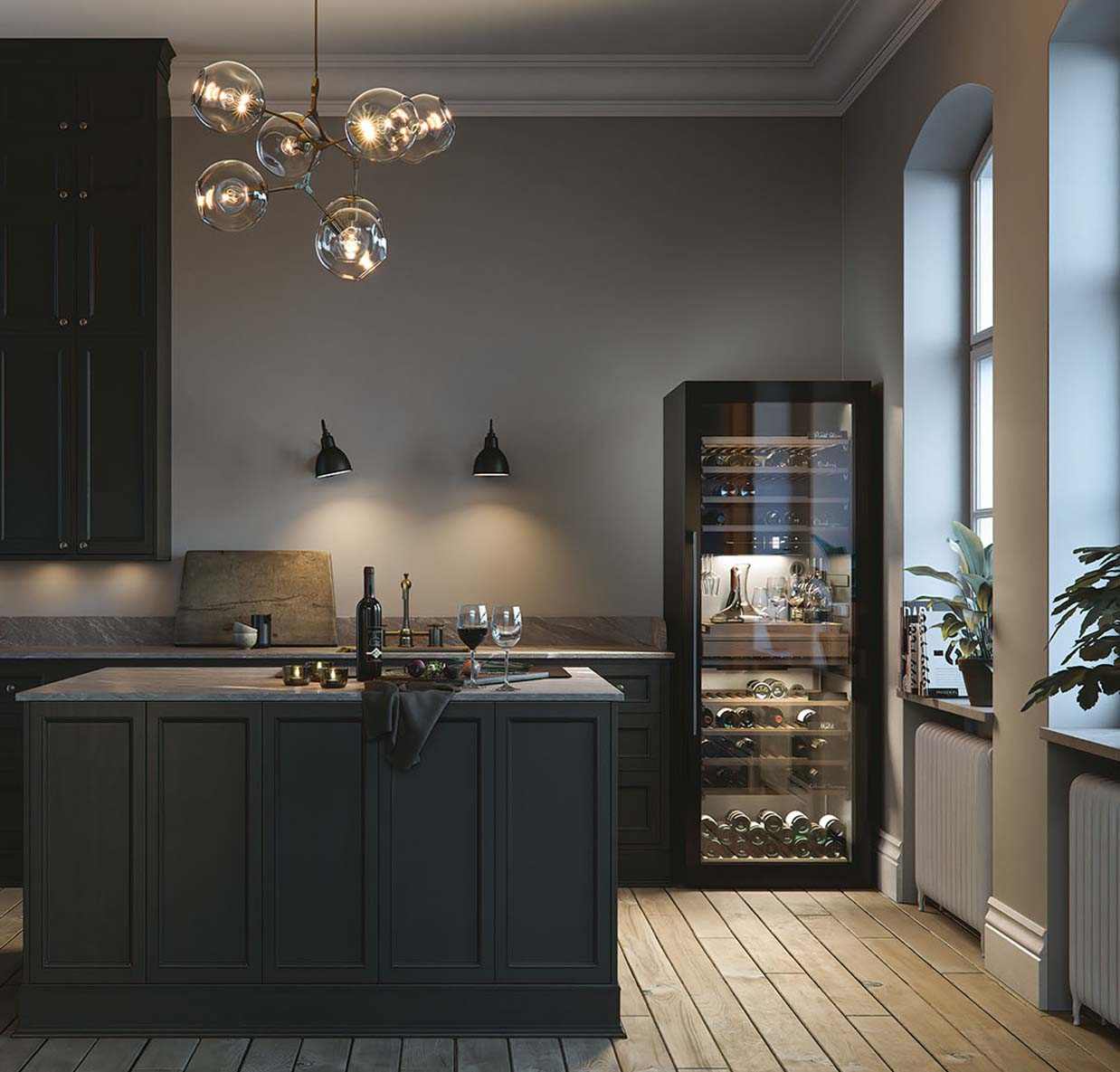 ASKO WCN 311942 G Weinkühlschrank freistehend ELEMENTS Bandung rechts, wechselbar Glassfront schwarz, Bild 8