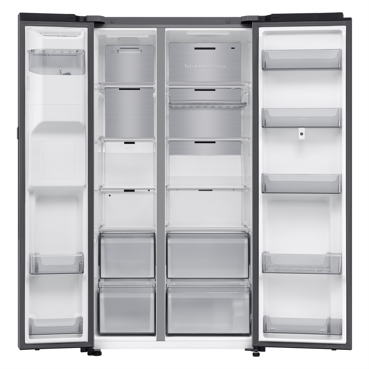 Samsung RS90F66BETWS Food Center RS5000 FC, 614L, E-Grade, Wi-Fi, Edelstahl-Optik