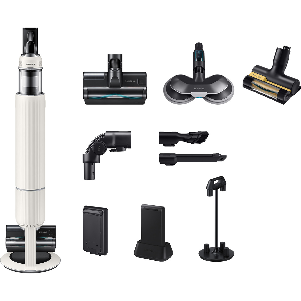 Samsung VS80F28DGS/SW Akku-Staubsauger AI Jet Lite Pro Extra, (770W), Santorini Beige