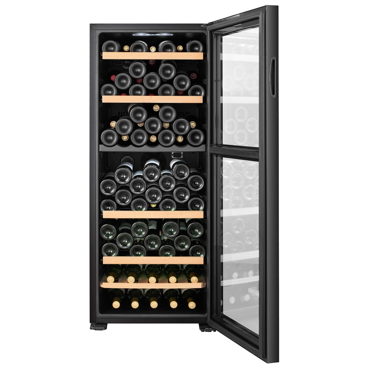 Climadiff CEPAGE108DZS Weinkühlschrank CEPAGE108DZ, Freistehend, 2 Zonen, 108 Flaschen
