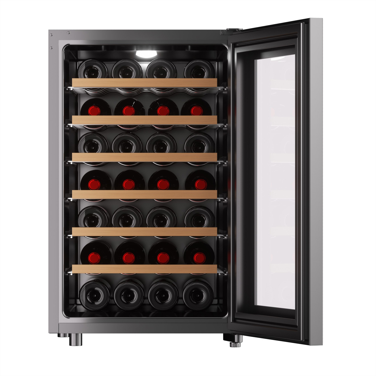 Climadiff CUVEE28 Weinkühlschrank CUVEE28, Freistehend, 1 Zone, 28 Flaschen