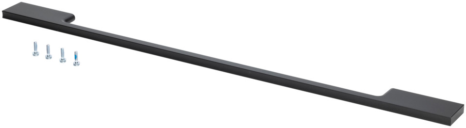 V-ZUG Umrüstbausatz Türgriff schwarz, für Steamer Grand / Kühlschrank Supreme (horizontale Montage), Länge 760 mm, Gewinde M5, 1234973