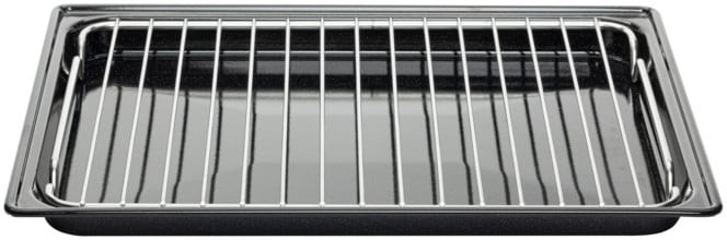 V-ZUG Bratgitter (einlegbar in Kuchenblech), Edelstahl, B 390 x T 330 mm, 1100509