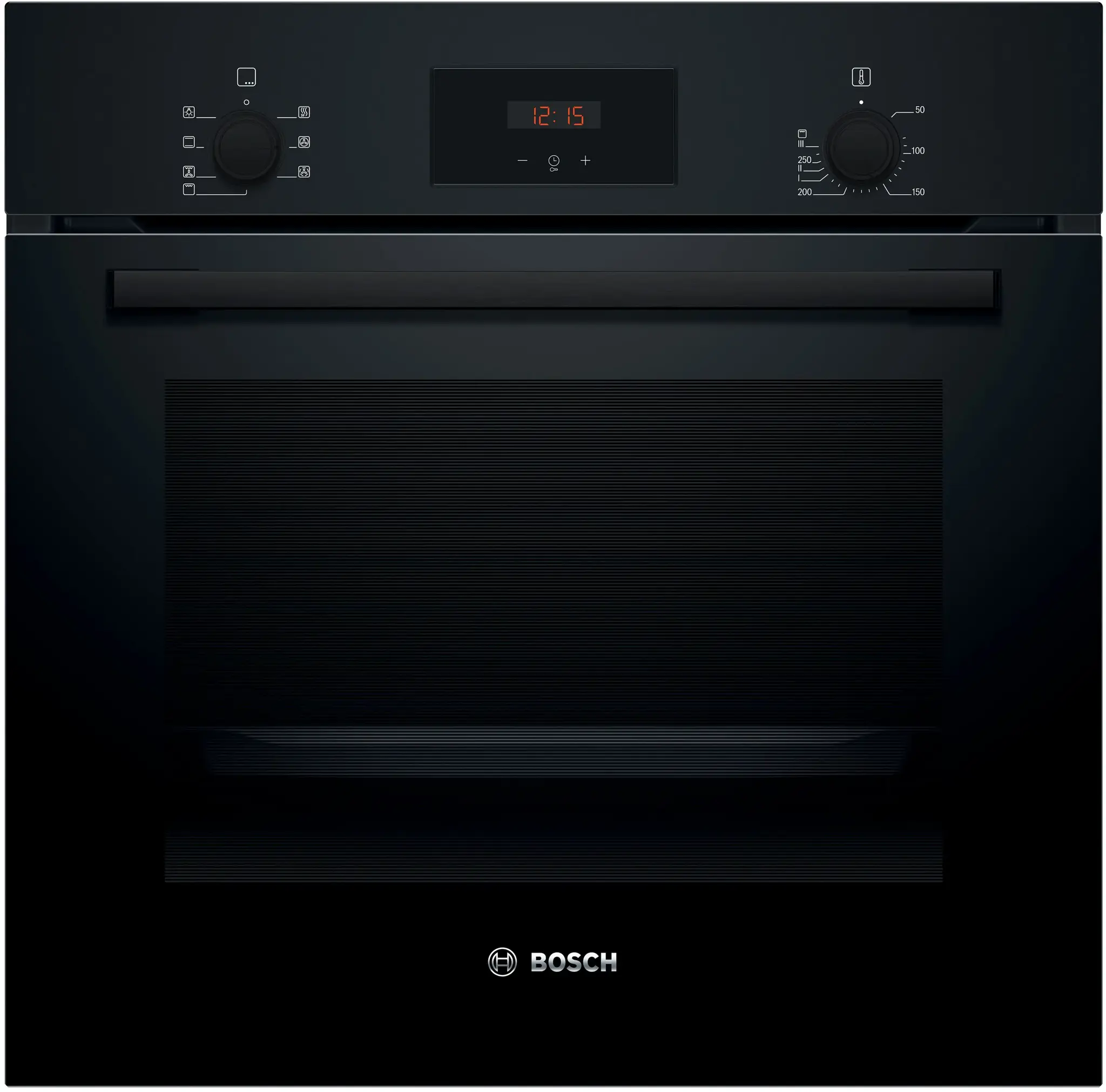 Bosch HBF133BA1 Einbau-Backofen, 60 x 60 cm, Schwarz