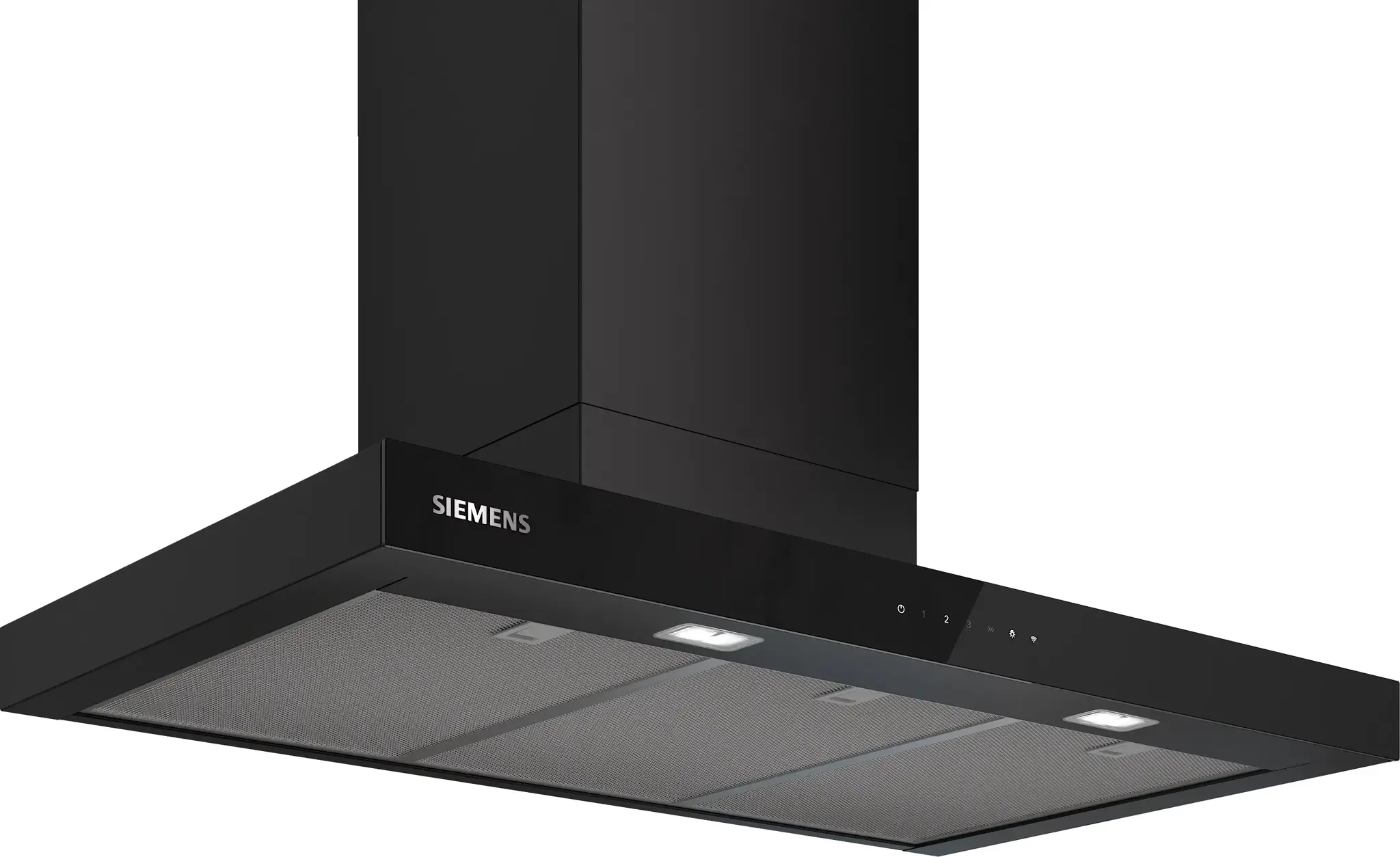 Siemens LC97BDN60 iQ300, Wandhaube, 90 cm, Mattschwarz