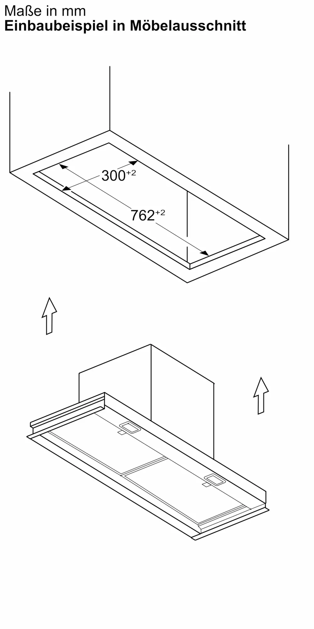 Siemens LJ87BDP60 iQ500, Integrierte Designhaube, 80 cm, Klarglas schwarz bedruckt, Mattschwarz, Bild 17