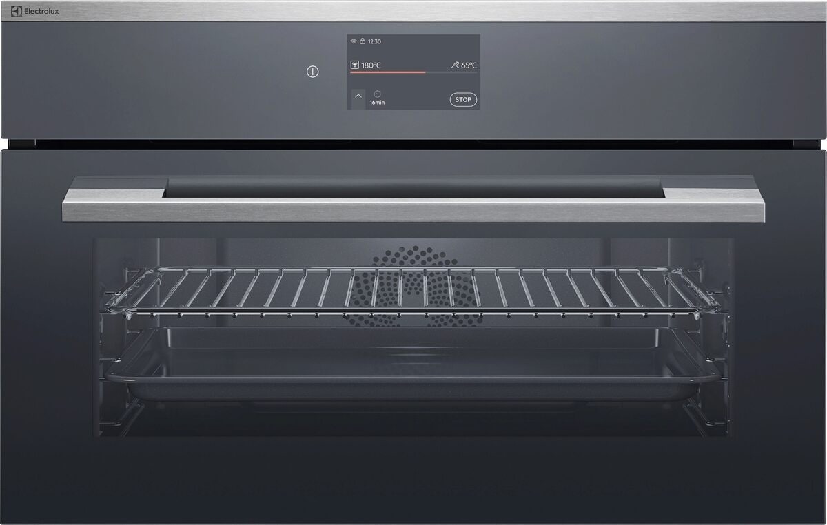 Electrolux EB3GL40CN Kompakt-Backofen Chrom mit Antifingerprint Beschichtung Beheizungsart: Heissluft, 944005219