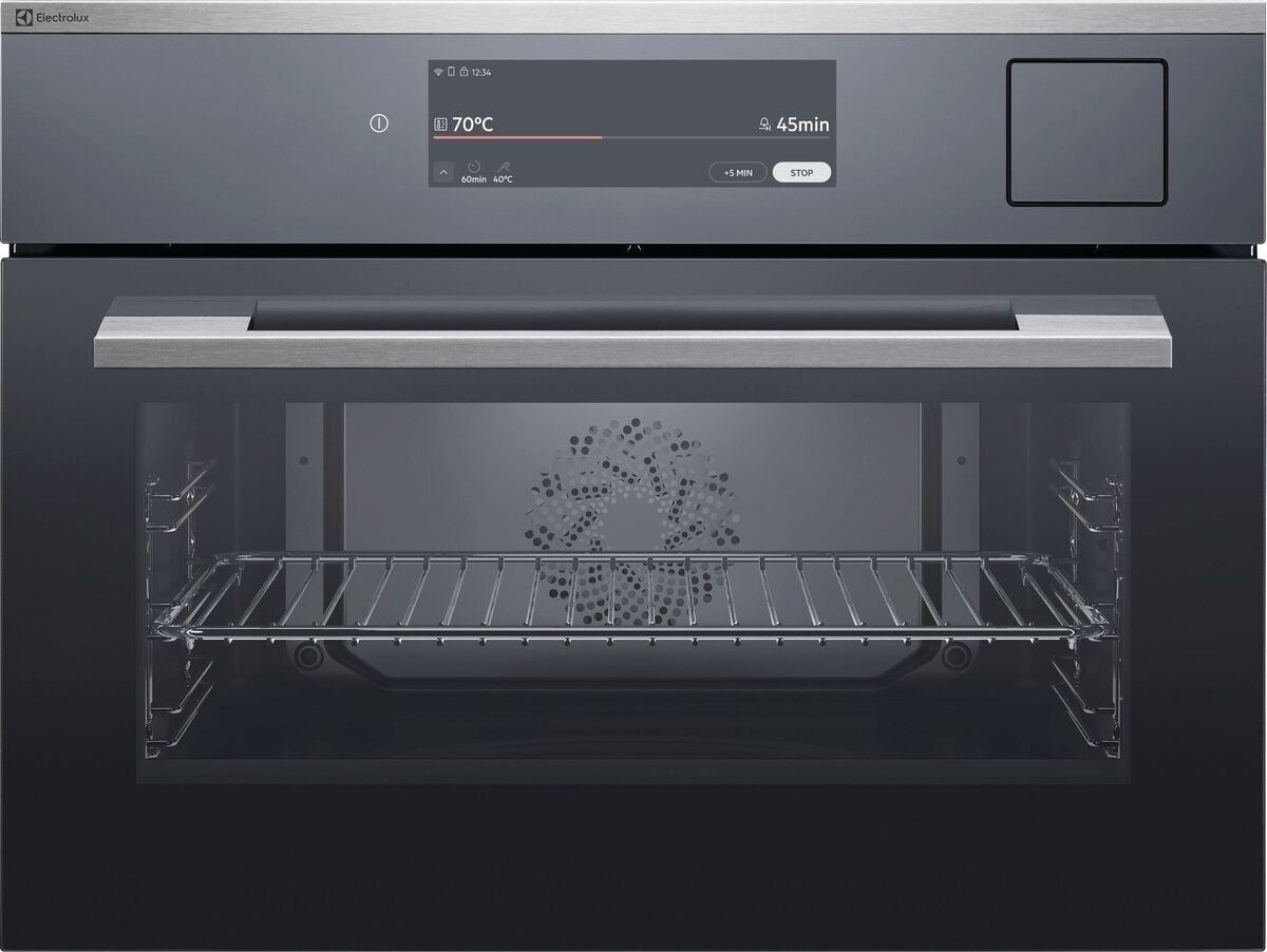 Electrolux EB4SL70KCN Kompakt-Steam Chrom mit Antifingerprint Beschichtung Beheizungsart: Dampf / Heissluft, 944005323