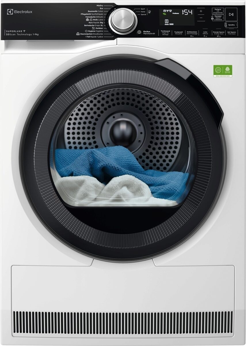 Electrolux TWSL1IE500 Trockner Links wechselbar Wärmepumpe 9kg, 916900651