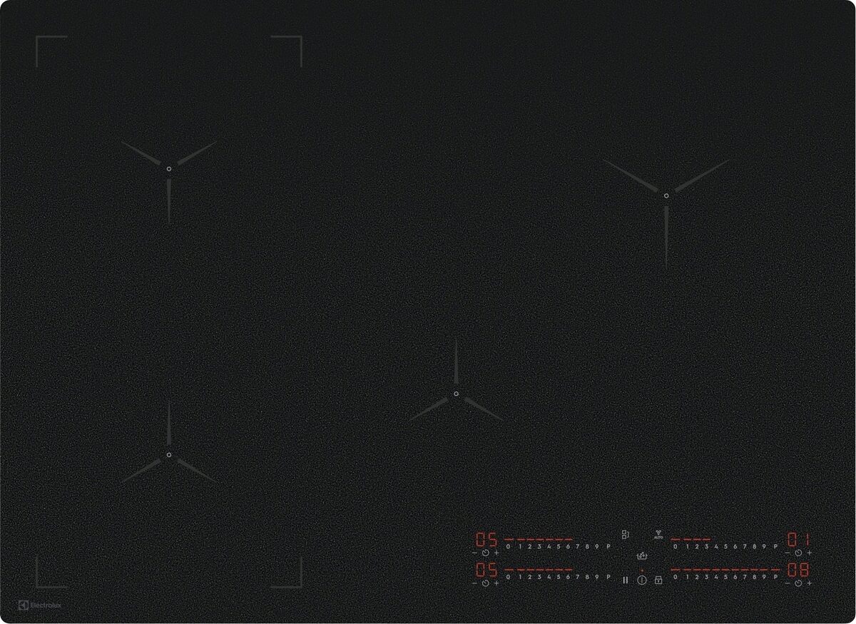 Electrolux GK69TSIBSO Induktions-Kochfeld Schwarz SenseBoil™ Rahmenlos Gerätebreite 69, 949599597