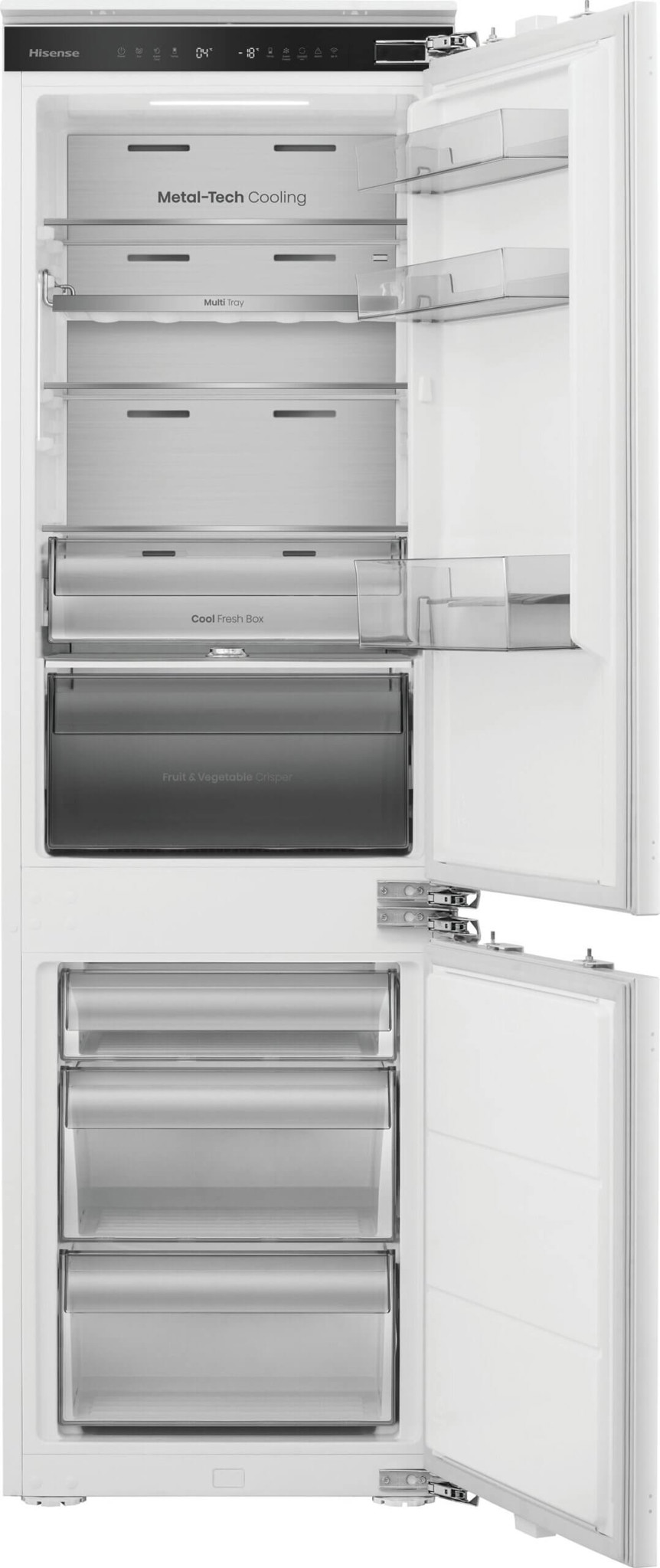 HISENSE RB3B250SAWC Kühl-Gefrierkombination Einbau