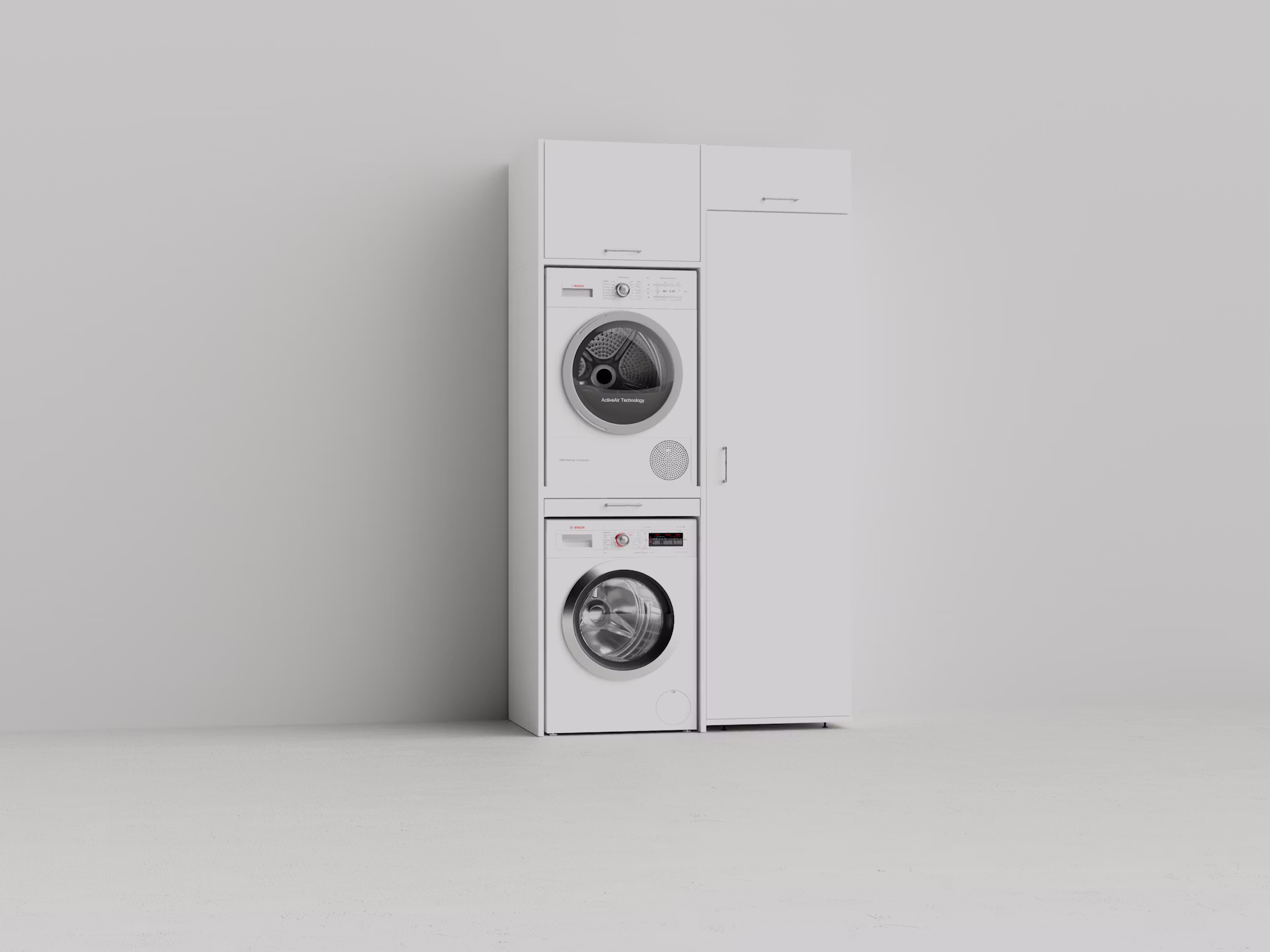 Adago Home Waschturmset 3.4 weiss 1xWSTT185+WSTN048+WSCH207-60+WSCH26-60