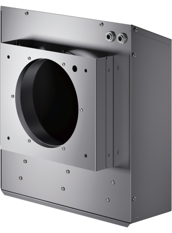 Bild von Gaggenau Gebläsebaustein AR401142 Edelstahl Max. Luftleistung 910 m³/h Abluftbetrieb Außenwandmontage